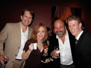 James Moye, Andrea Chamberlain, Casey Nicholaw and Mark Ledbetter